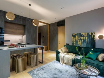 modern design of an apartment flat