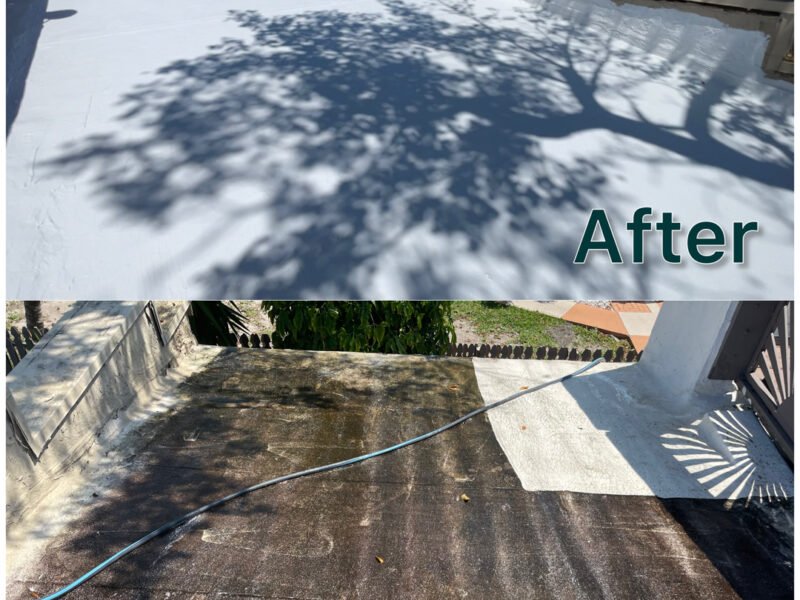 Roof sealing for square fit